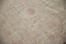 10x14 Vintage Distressed Bulgarian Kerman Design Carpet