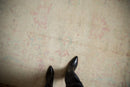 6x9 Vintage Distressed Bulgarian Polonaise Design Carpet