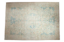 10x14 Vintage Distressed Bulgarian Polonaise Design Carpet