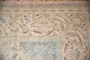 10x14 Vintage Distressed Bulgarian Polonaise Design Carpet