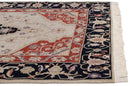 6x9 Vintage Armenian Serapi Design Carpet