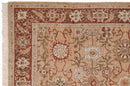8x10 Vintage Armenian Sultanabad Design Carpet
