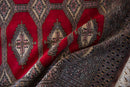 4x6 Vintage Fine Pakistani Turkmen Design Rug