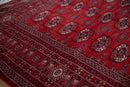 5x5 Vintage Fine Bokhara Square Rug