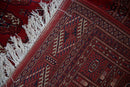 5x5 Vintage Fine Bokhara Square Rug