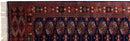 2.5x19.5 Vintage Fine Bokhara Rug Runner