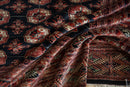 10x14 Vintage Fine Bokhara Carpet