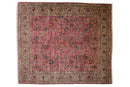 12x13.5 Vintage Tabriz Square Carpet