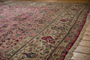 12x13.5 Vintage Tabriz Square Carpet