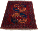 3x4 Vintage Pakistani Ersari Design Square Rug