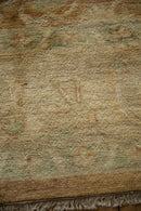 RESERVED 10x14 Vintage Gold Wash Indian Oushak Design Carpet