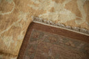 RESERVED 10x14 Vintage Gold Wash Indian Oushak Design Carpet