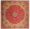 12x12.5 Vintage Bulgarian Kerman Design Square Carpet