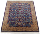 8x10 Vintage Indian Arts And Crafts Design Carpet