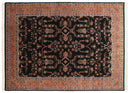 10x13.5 Vintage Indian Mohajeran Sarouk Design Carpet
