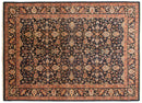 10x14 Vintage Indian Yezd Design Carpet