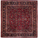 12x12 Vintage Fine Sarouk Square Carpet