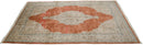 9.5x14.5 Vintage Tabriz Carpet
