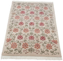 6x9 Vintage Indian Arts And Crafts Design Carpet