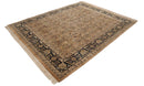 8x10 Vintage Indian Heriz Design Carpet