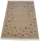6x9 New Indian Folk Art Design Carpet