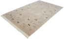 6x9 New Indian Folk Art Design Carpet
