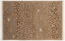 6x9 New Indian Folk Art Design Carpet
