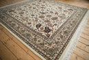8x8 New Indian Isfahan Design Square Carpet