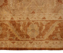 10x13.5 New Gold Wash Indian Oushak Design Carpet
