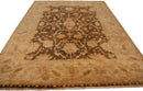 9x12 New Gold Wash Indian Oushak Design Carpet
