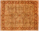8.5x11.5 New Gold Wash Indian Oushak Design Carpet