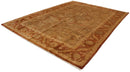 RESERVED 10x13.5 New Gold Wash Indian Oushak Design Carpet