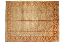 8.5x11.5 New Gold Wash Indian Oushak Design Carpet