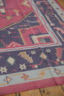 6x9 Vintage Stone Wash Dhurrie Carpet