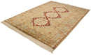 9x12 Vintage Distressed Bulgarian Caucasian Design Carpet