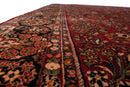 10.5x18.5 Vintage American Sarouk Carpet