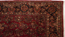 10.5x18.5 Vintage American Sarouk Carpet
