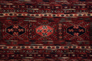 13x17.5 Vintage Fine Bokhara Carpet