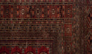 12x12.5 Vintage Fine Bokhara Square Carpet