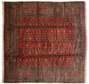 12x12.5 Vintage Fine Bokhara Square Carpet