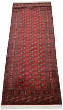 4.5x11 Vintage Fine Bokhara Rug Runner