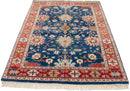 4.5x7 Vintage Indian Bijar Design Rug