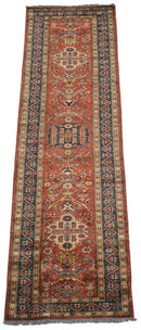 2.5x9.5 New Pakistani Caucasian Design Rug Runner