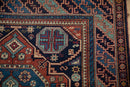 4.5x7 Vintage Indian Caucasian Design Rug