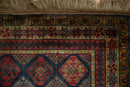 4.5x6 Vintage Indian Jaff Kurd Design Rug