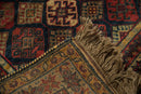 4.5x6 Vintage Indian Jaff Kurd Design Rug