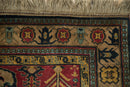 4.5x5.5 Vintage Indian Kazak Design Square Rug