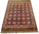 3x5 Vintage Indian Caucasian Design Rug