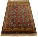 3x5 Vintage Indian Caucasian Design Rug