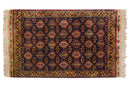 3x5 Vintage Indian Caucasian Design Rug
